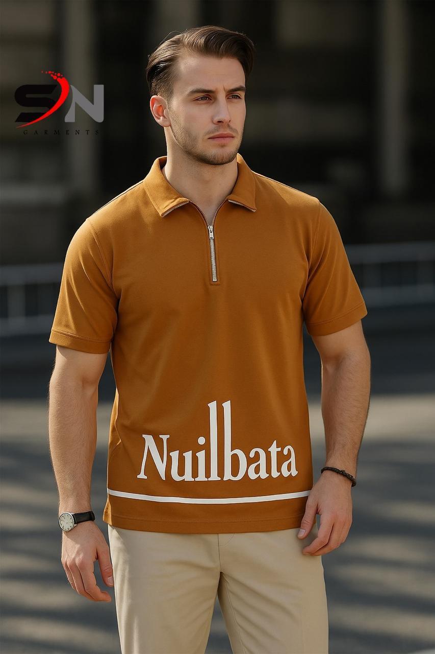 Printed - Zipper Polo